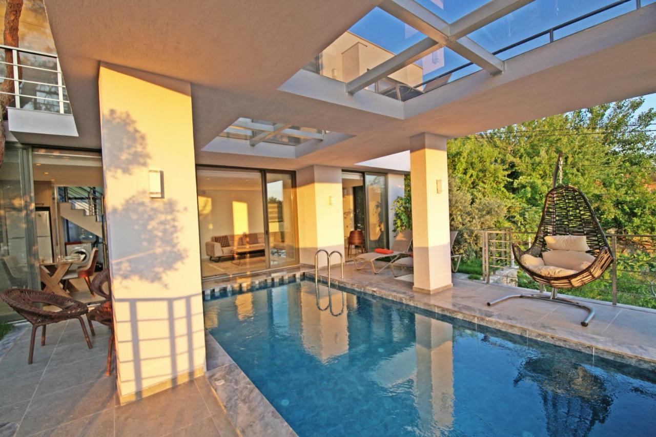 Villa With A Private Heated Pool, Jacuzzi, Overlooking Spectacular Views Of The Sea Kaş Exterior photo