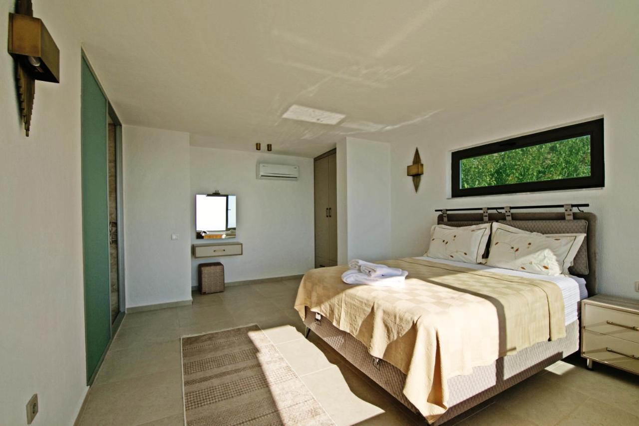 Villa With A Private Heated Pool, Jacuzzi, Overlooking Spectacular Views Of The Sea Kaş Exterior photo