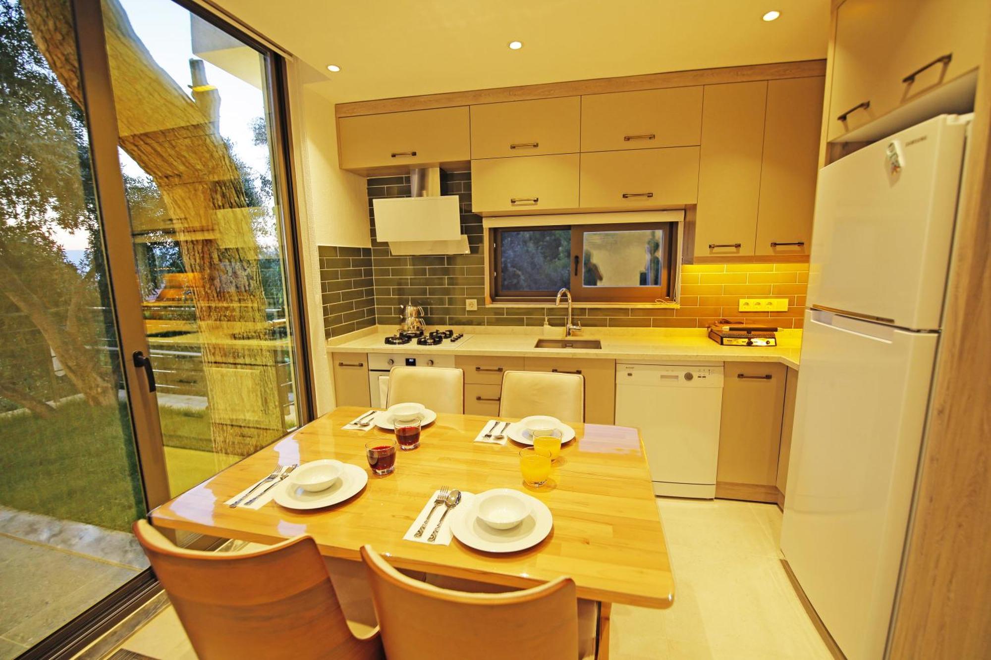 Villa With A Private Heated Pool, Jacuzzi, Overlooking Spectacular Views Of The Sea Kaş Exterior photo