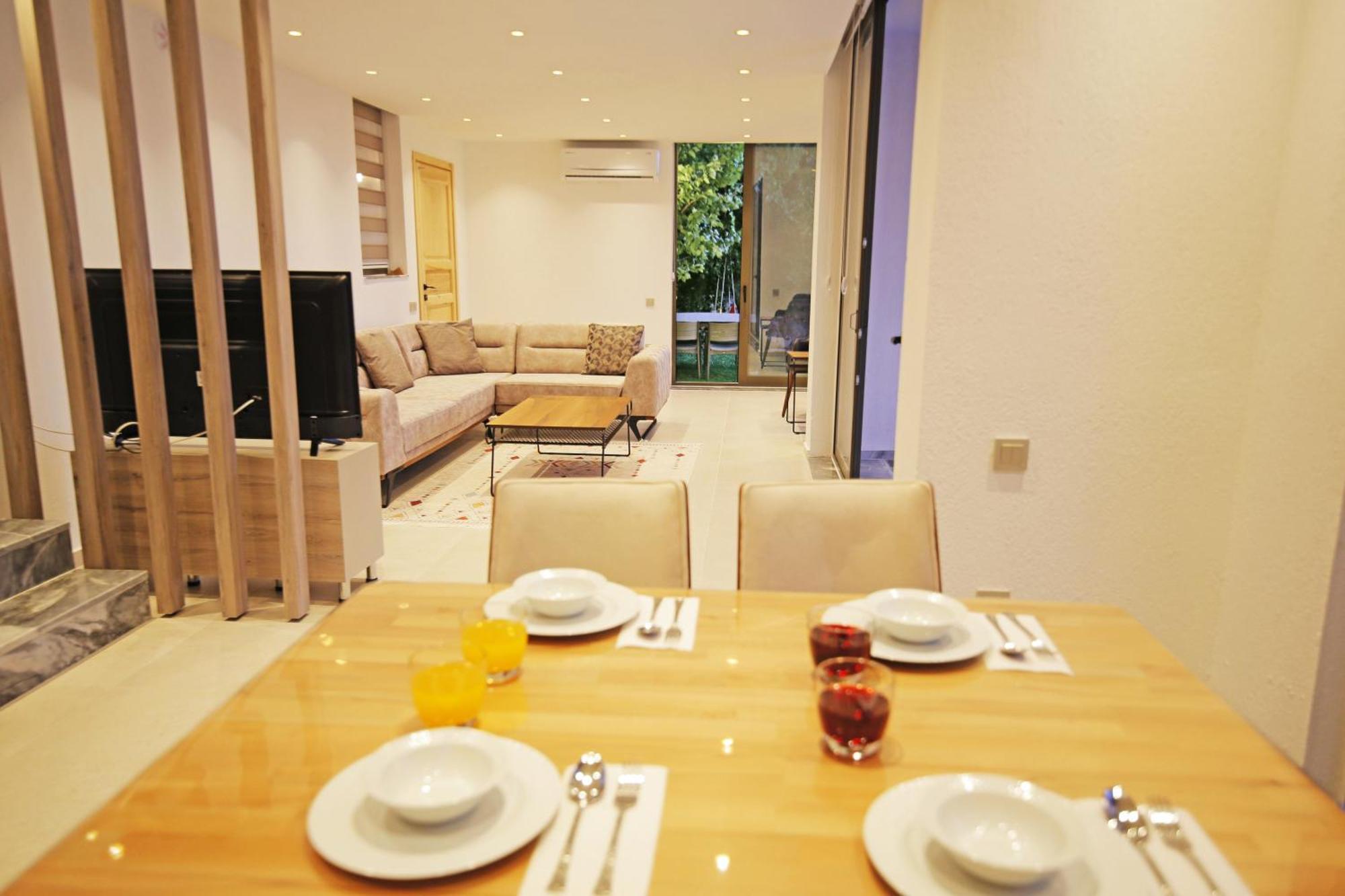 Villa With A Private Heated Pool, Jacuzzi, Overlooking Spectacular Views Of The Sea Kaş Exterior photo