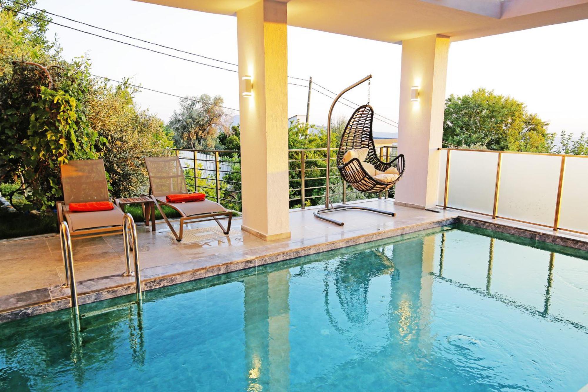 Villa With A Private Heated Pool, Jacuzzi, Overlooking Spectacular Views Of The Sea Kaş Exterior photo